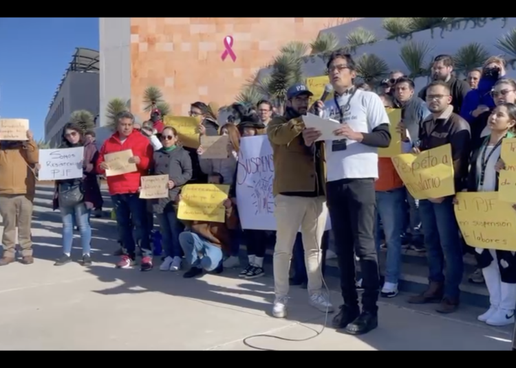 No se respetan los derechos y prestaciones de trabajadores del PJF; se van a paro indefinido